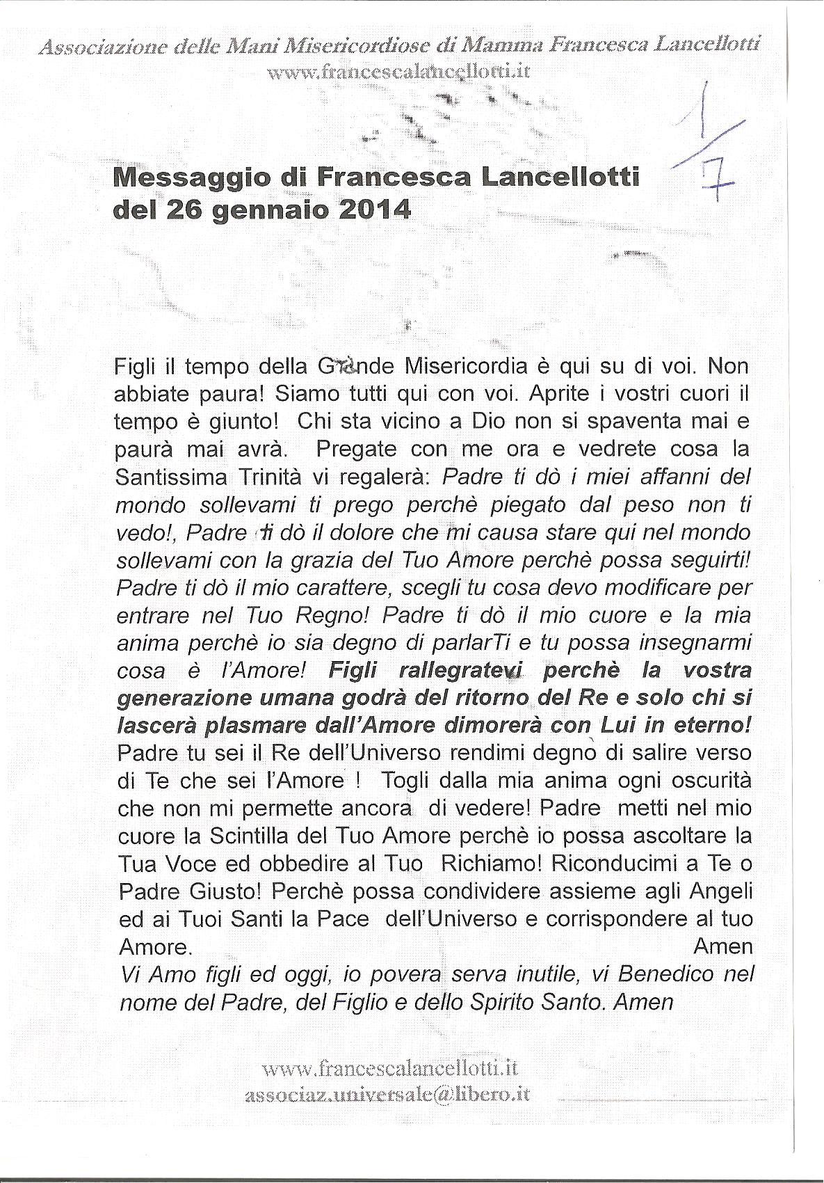 messaggio_Francesca_26_gennaio_2014